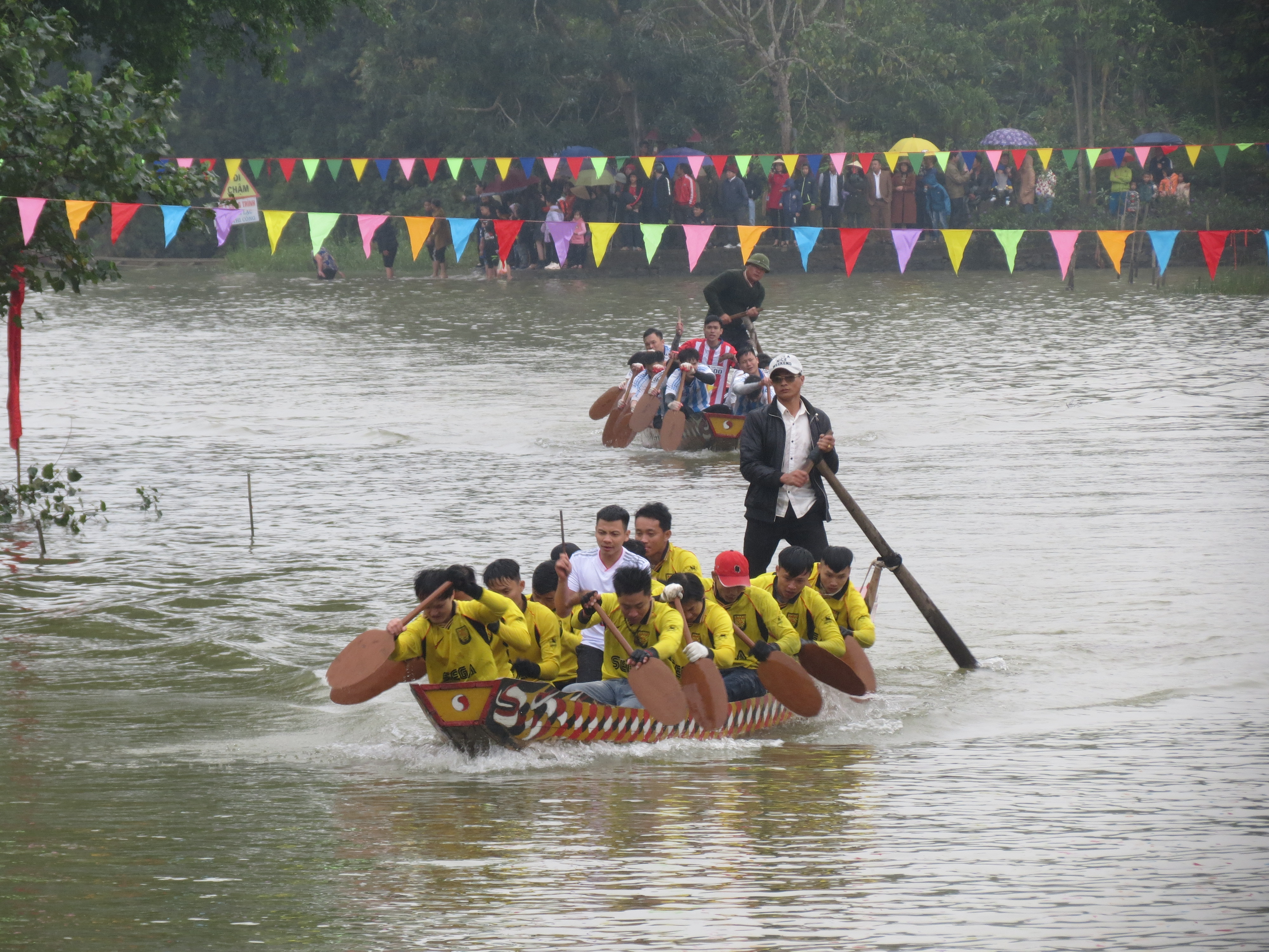Phường Trung Lương: Lễ hội đua thuyền truyền thống chào xuân Canh Tý